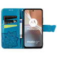 Flip case for Motorola Moto G32, Butterfly, blue