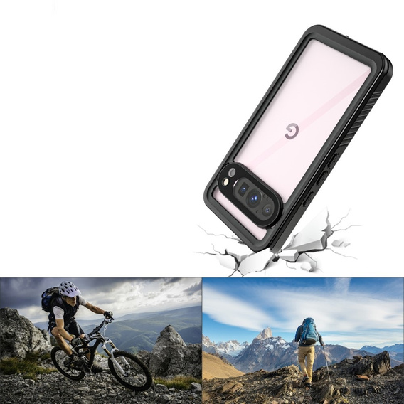 IP68 Waterproof Case for Google Pixel 9 Pro, Redpepper, black