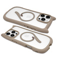 Case for iPhone 16 Pro, for MagSafe, Cute Cat, grey + Screen Glass