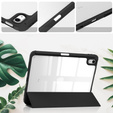 Case for iPad 10.9 2022 10 Gen, Smartcase Hybrid, with stylus space, black