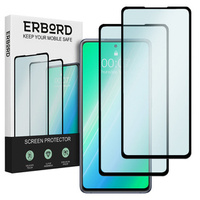 2x Tempered Glass for Oppo Reno8 T 4G, ERBORD 3D full display