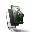 Armored case for Samsung Galaxy S9, Dexnor Full Body, green