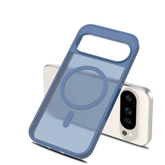 Matt Case for Google Pixel 10 / 10 Pro, for MagSafe, translucent blue