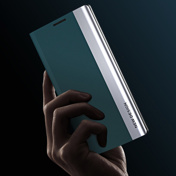 Flip case for Xiaomi 12 / 12X, Side Magnetic, green