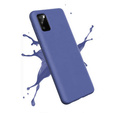 Case for Samsung Galaxy A02s, Silicone Lite, dark blue