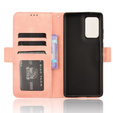Flip case for Motorola Edge 50 Fusion 5G, Card Slot, pink