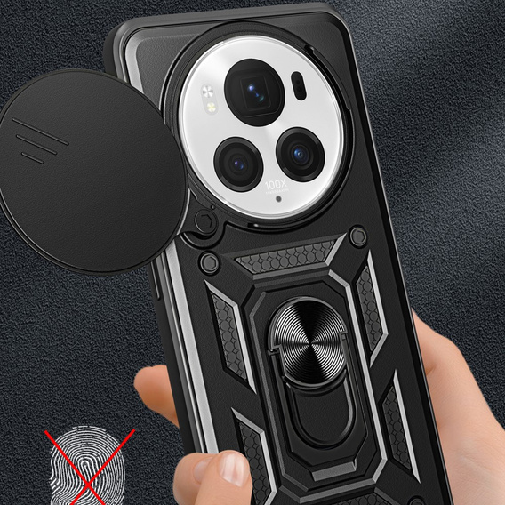 Case for Honor Magic 6 Pro 5G, CamShield Slide, black