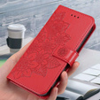 Flip case for Samsung Galaxy A14 4G/5G, Mandala Flower, red