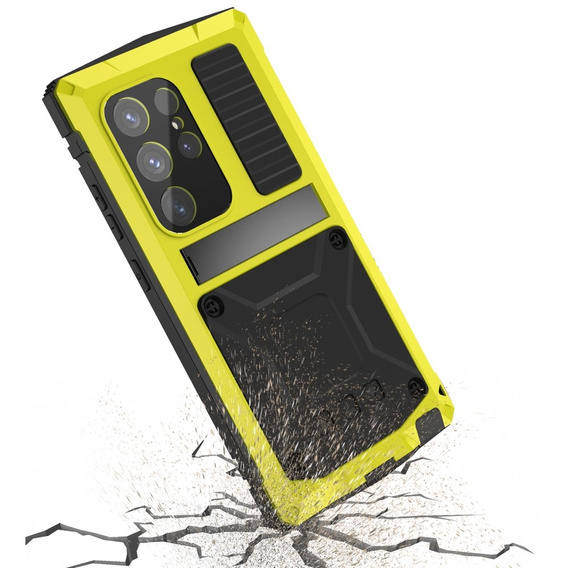 Armored case for Samsung Galaxy S24 Ultra, R-JUST, yellow