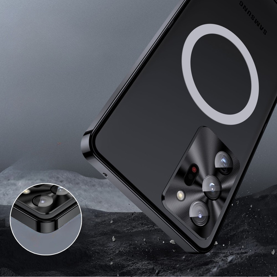 Camera Protection Case for Samsung Galaxy Note 20 Ultra, CamShield MagSafe, transparent / black