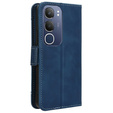 Flip case for Vivo Y19s, Card Slot, dark blue
