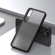 Case for Samsung Galaxy S24+ Plus, Fusion Hybrid, with camera protection, transparent / black