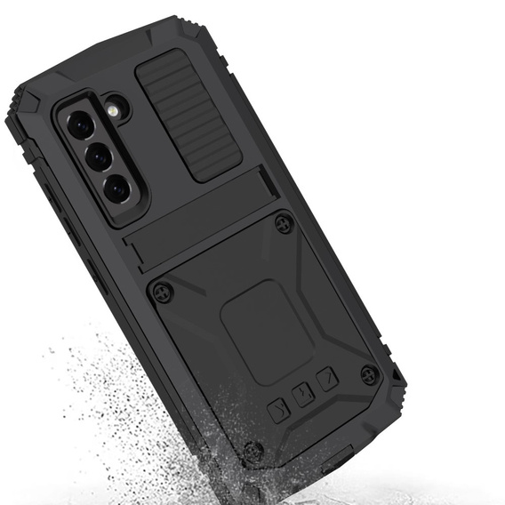 Case for Samsung Galaxy S21 FE, R-JUST, armoured, black