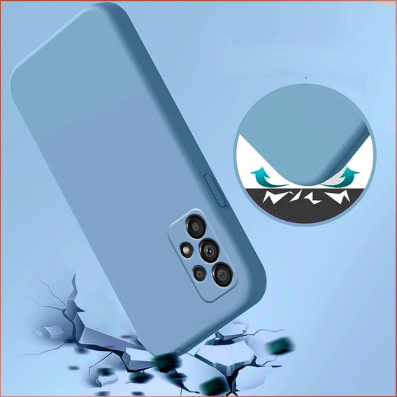 Case for Samsung Galaxy A53 5G, Silicone Lite, blue