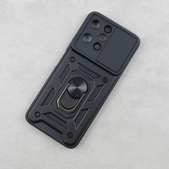 Case for Xiaomi Redmi 12, CamShield Slide, black
