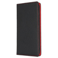 Flip case for Samsung Galaxy S24 FE, Litchi Skin Grain, black