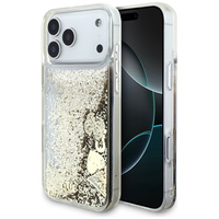 GUESS Liq. Glitter 4 Charms case for iPhone 17 Pro