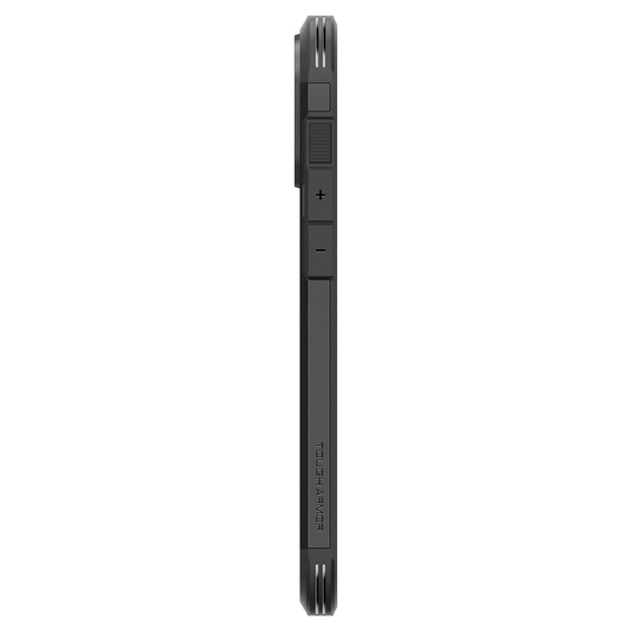 Spigen case for iPhone 16 Pro Max, Tough Armor Mag MagSafe, black + 9H Tempered Glass