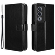 Flip case for Oppo A80, Crazy Horse Wallet, black