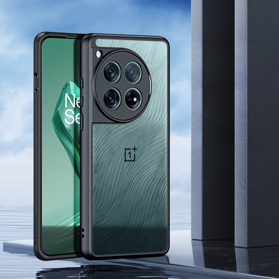DuxDucis case for OnePlus 12, Aimo case, transparent / black