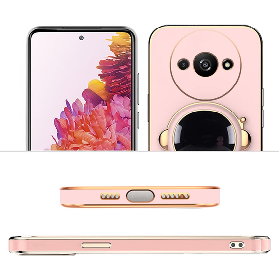 Case for Xiaomi Redmi A3, Astronaut, pink