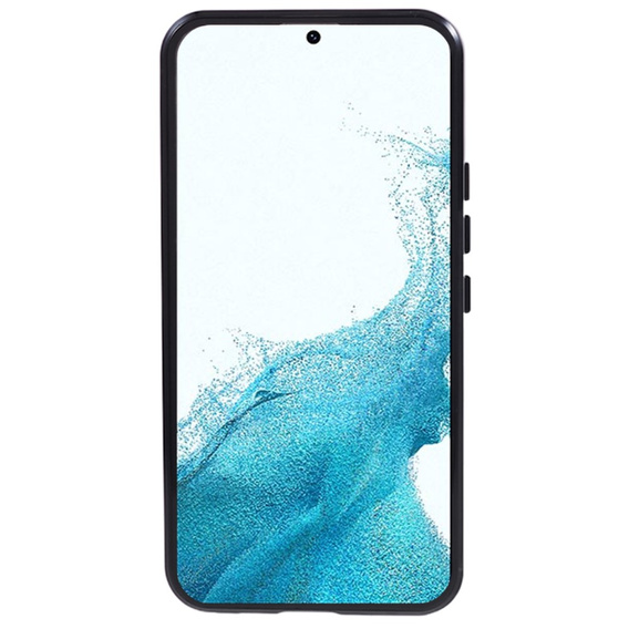 Case for Samsung Galaxy S22, Magnetic Dual Glass, black