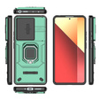 Case for Xiaomi Redmi Note 13 Pro 4G / Xiaomi Redmi Note 14S / Xiaomi Poco M6 Pro 4G, KickStand Camera Lens, green
