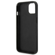 Karl Lagerfeld Case for iPhone 14 Plus, Saffiano Choupette Head Patch, black