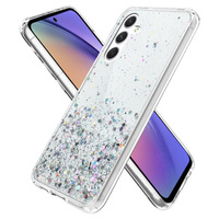 Case for Samsung Galaxy A54 5G, Glittery, transparent