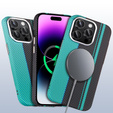 MagSafe's iPhone 14 Pro Max Case, Carbon Fiber, black / blue