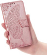 Flap case for Xiaomi Redmi 15 5G / 4G, Butterfly, rose gold