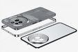 1 x Case for Nothing Phone 3a Pro, Frame Case, silver