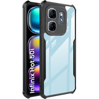 Case for Infinix Hot 50i 4G, AntiDrop Hybrid, black