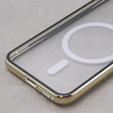 Magnetic Dual Glass MagSafe case for Samsung Galaxy S23, gold