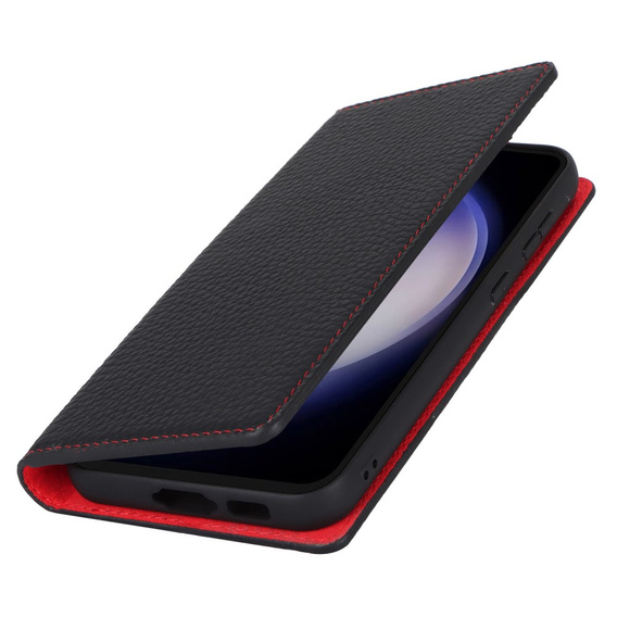 Flip case for Samsung Galaxy A25 5G, Litchi Skin Grain, black