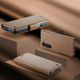 CASEME flip case for Samsung Galaxy Z Fold6 5G, Litchi Wallet, brown