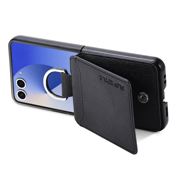 Case with card slot and ring for Samsung Galaxy Z Flip7
