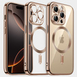 Case for iPhone 16 Pro, Electro MagSafe, desert titanium + Screen Glass
