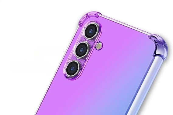 Case for Samsung Galaxy M15 5G, Gradient Dropproof, Purple / blue