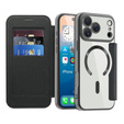 Wallet MagSafe RFID flip case with camera protection for iPhone 17 Pro Max