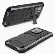 Case for iPhone 15 Pro Max, R-JUST, armoured, black