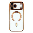 Electro MagSafe case for iPhone 17 Pro, orange