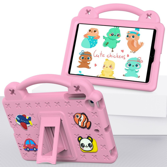 Children's case for iPad mini 7.9" 2019/2015/2014/2013/2012 (5/4/3/2/1 gen.), Cute Patterns, with stand, pink