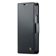 CASEME flip case for Samsung Galaxy Z Fold6 5G, Litchi Wallet, black