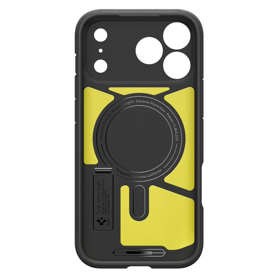 Spigen Case for iPhone 17 Pro Max, Tough Armor T Mag MagSafe, Black