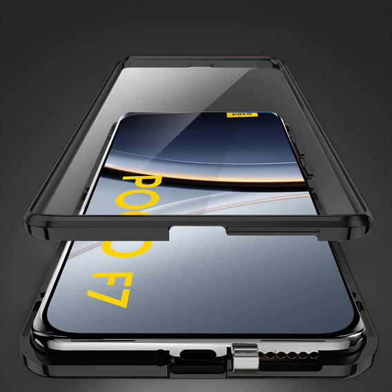 Magnetic Dual Glass case for Xiaomi Poco F7 5G