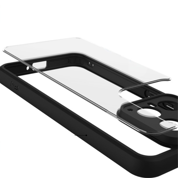 IMAK Case for ASUS ROG Phone 8 Pro, UX-9A Series, transparent / black