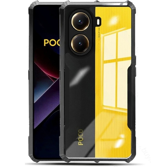 Case for Xiaomi Poco X7 Pro 5G, AntiDrop Hybrid, black