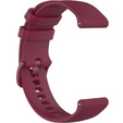 Silicone Universal Strap 20mm, maroon
