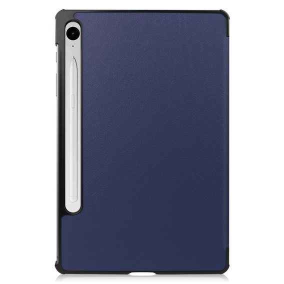 Case for Samsung Galaxy Tab S9 FE, Tri-fold, dark blue